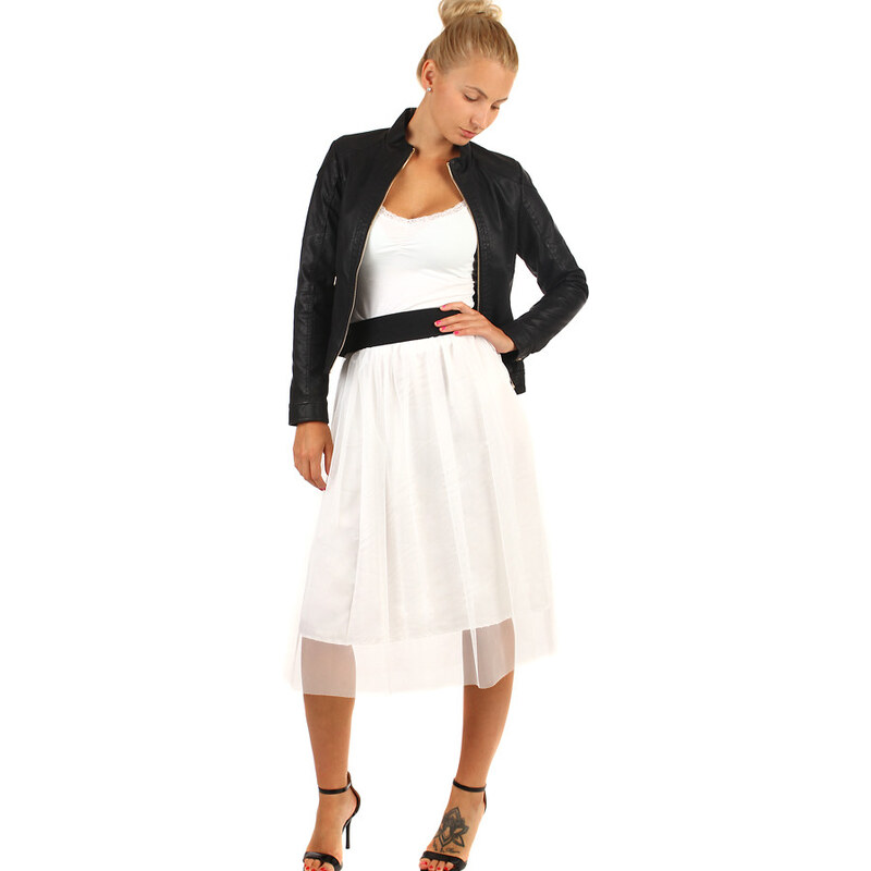 Glara Dámska tylová midi sukňa 8395462