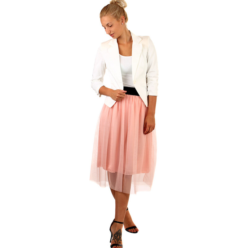 Glara Dámska tylová midi sukňa 48217848