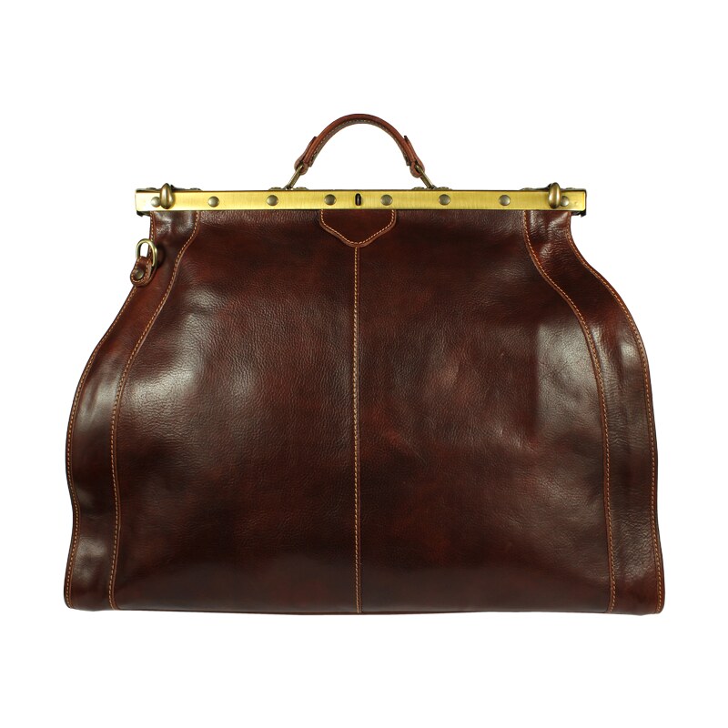 Kožená cestovná taška Medico Marrone hnedá NovaKabelka.sk 2865570