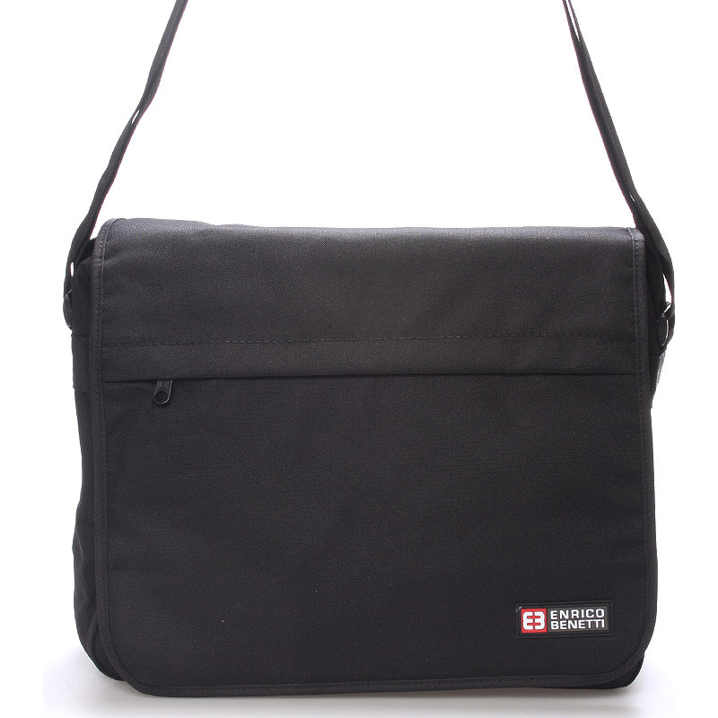 Veľká látková taška na notebook - Enrico Benetti Terd čierna 5714600