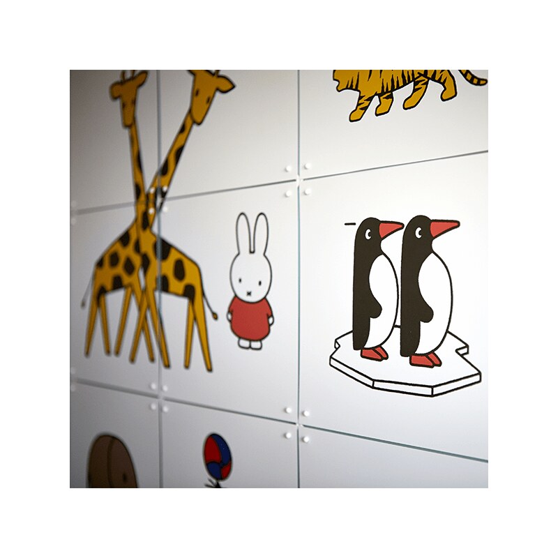 IXXI Skladaný obraz Miffy v zoo