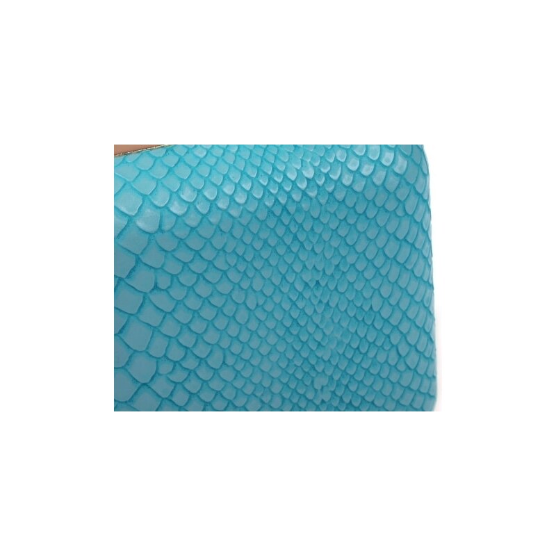 Stoklasa Kabelka 10x10 cm hadí vzor - 2 modrá tyrkys