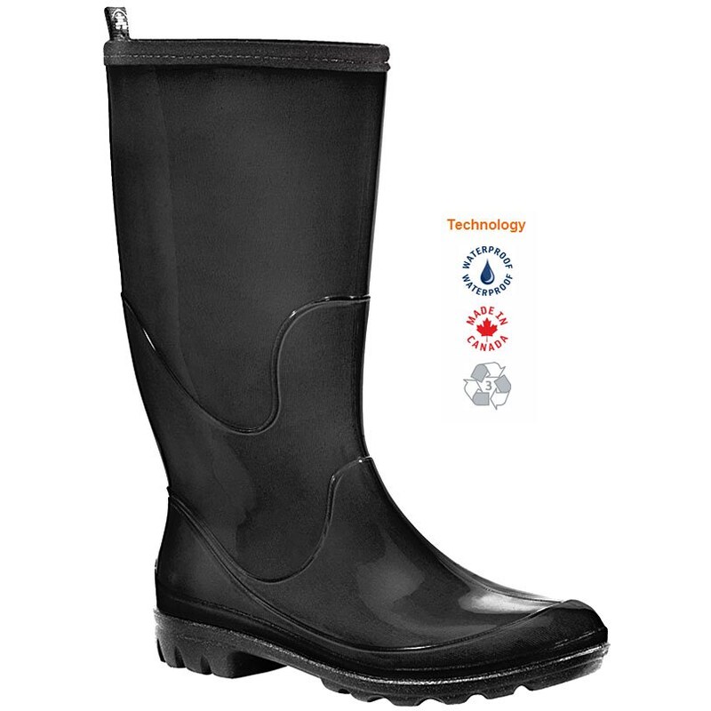 Kamik Sabrina Wide čierne gumáky 20143440