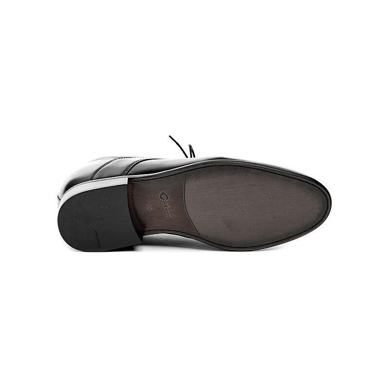 Conhpol C5162 čierne pánske topánky so skrytým podpätkom