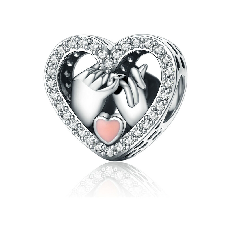 Emporial strieborný prívesok Spojená láska 24464385