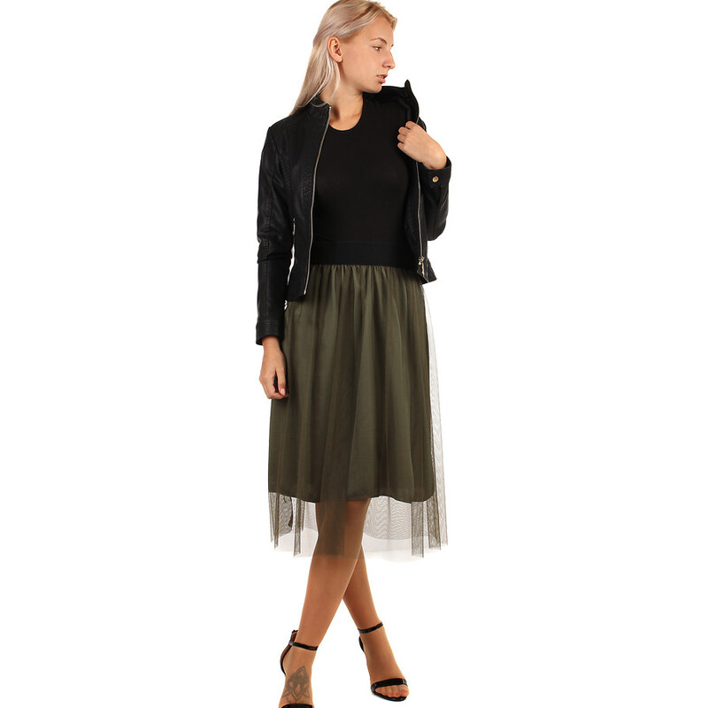 Glara Dámska tylová midi sukňa 48217850