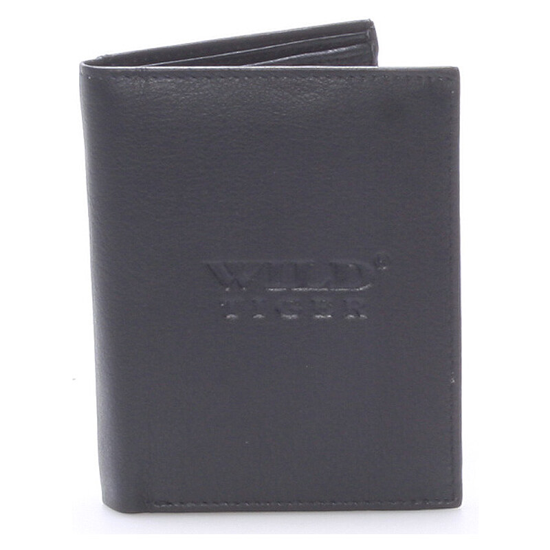 WILD collection Pánska kožená peňaženka čierna - WILD Bartholomaios 6745618