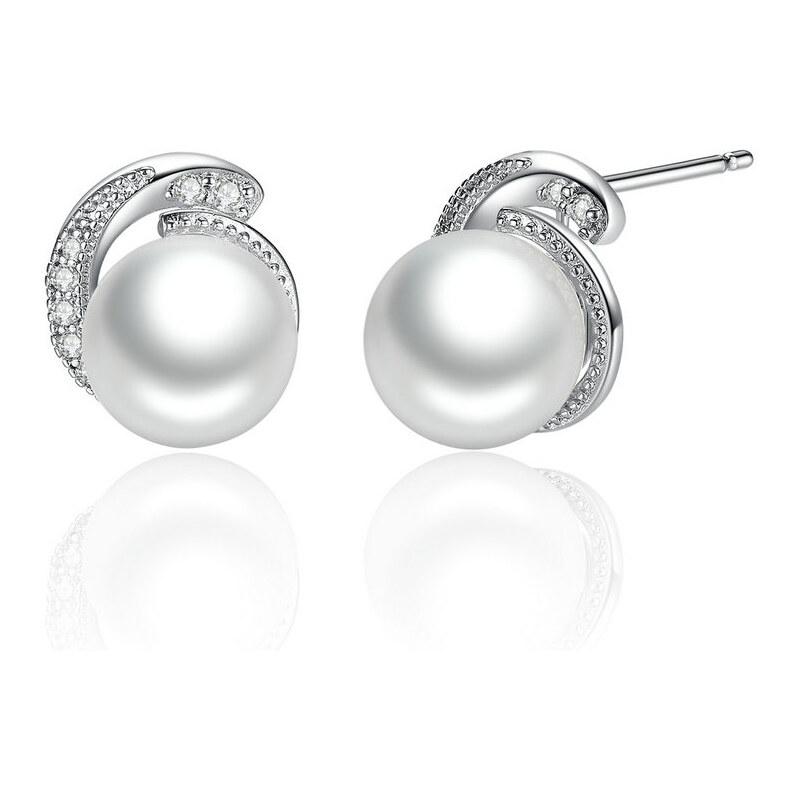 Emporial strieborné náušnice Perla SCE021 28186843