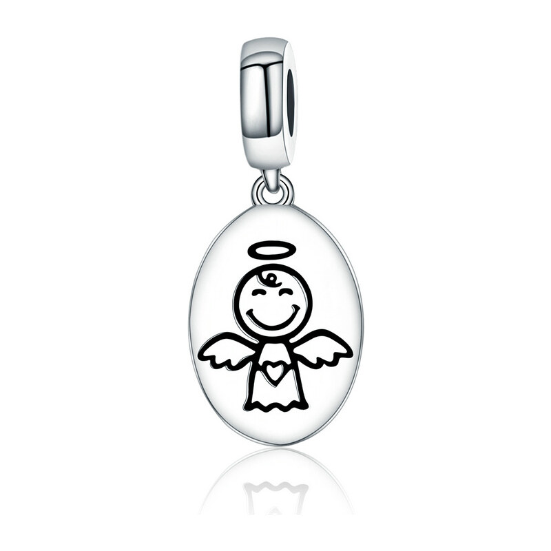 Emporial strieborný prívesok Anjel strážny 24464366