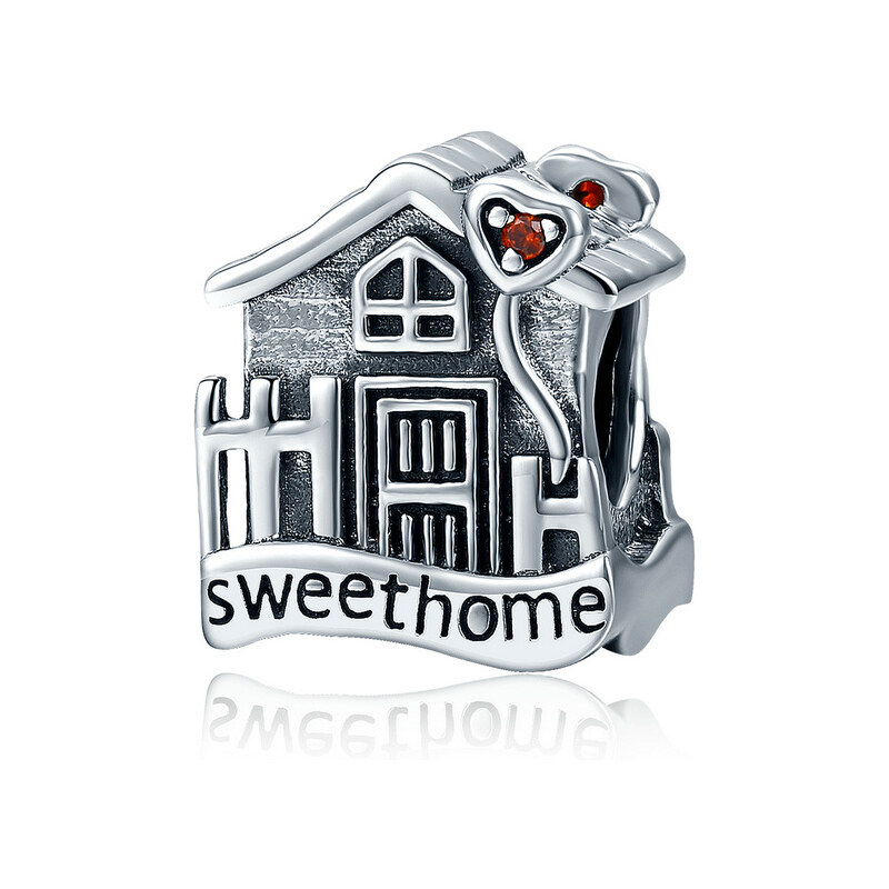 Emporial strieborný prívesok Sladký domov 24464383