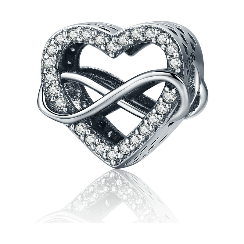 Emporial strieborný prívesok Nekonečná láska 24464376