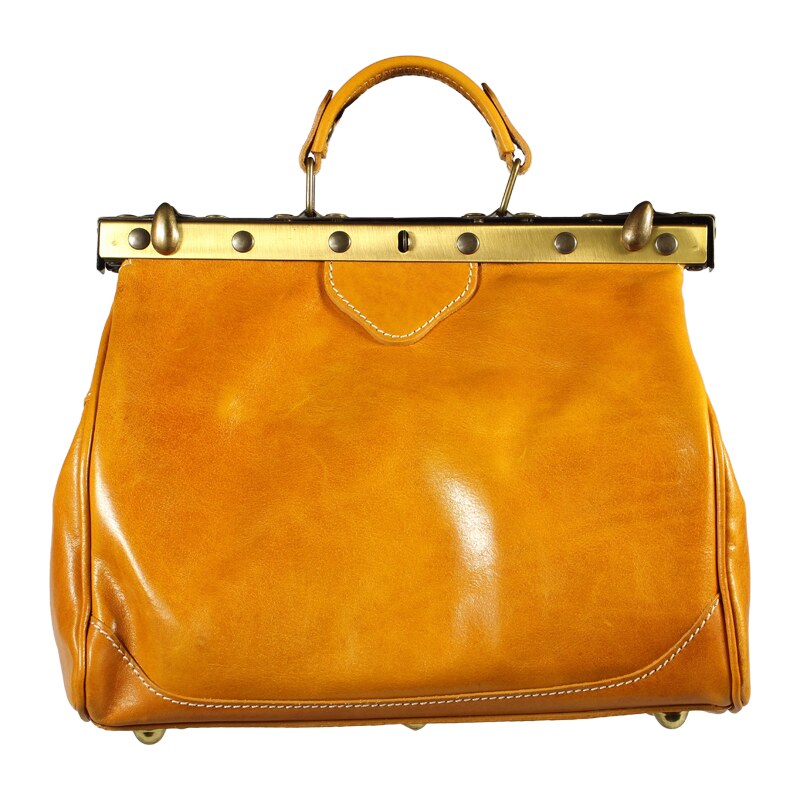 Žltá kožená talianska kabelka Regina Gialla NovaKabelka.sk 4136847