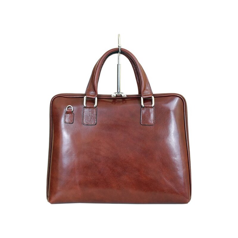 Gregorio Dámska kožená aktovka Brenda hnedá 26607807