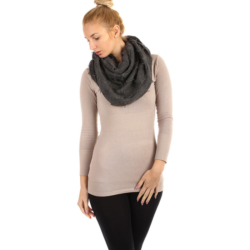 Glara Kockovaná maxi šatka 8396221