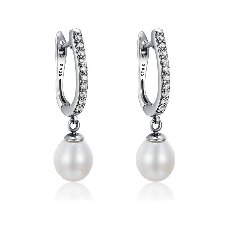 Emporial strieborné náušnice Perla SCE194 28186844
