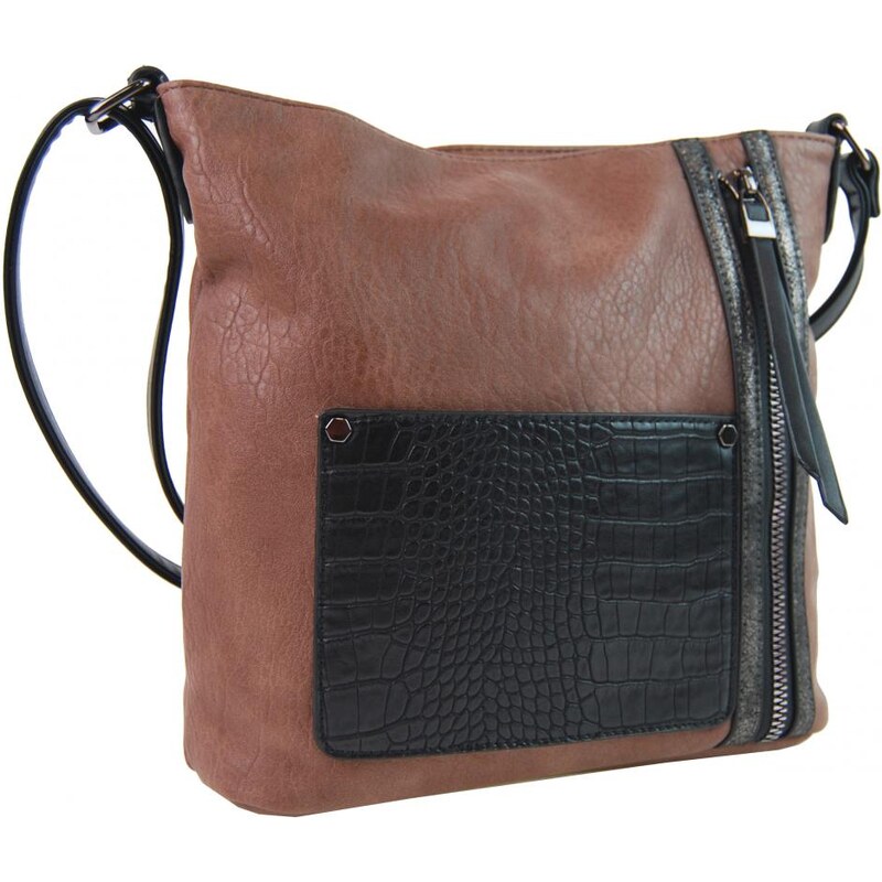 Sun-bags Dámska crossbody kabelka s čelnou kroko kapsičkou F-014 4295090