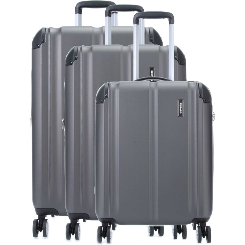 Travelite City 4w S,M,L Anthracite – sada 3 kufrov 62194915