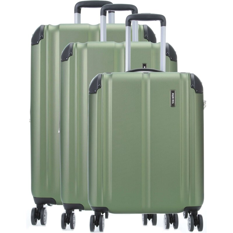 Travelite City 4w S,M,L Green – sada 3 kufrů 62195177