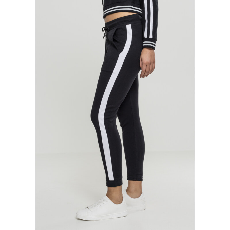 Urban Classics Womens Briefs Interlock Jogpants Black/White 50680643