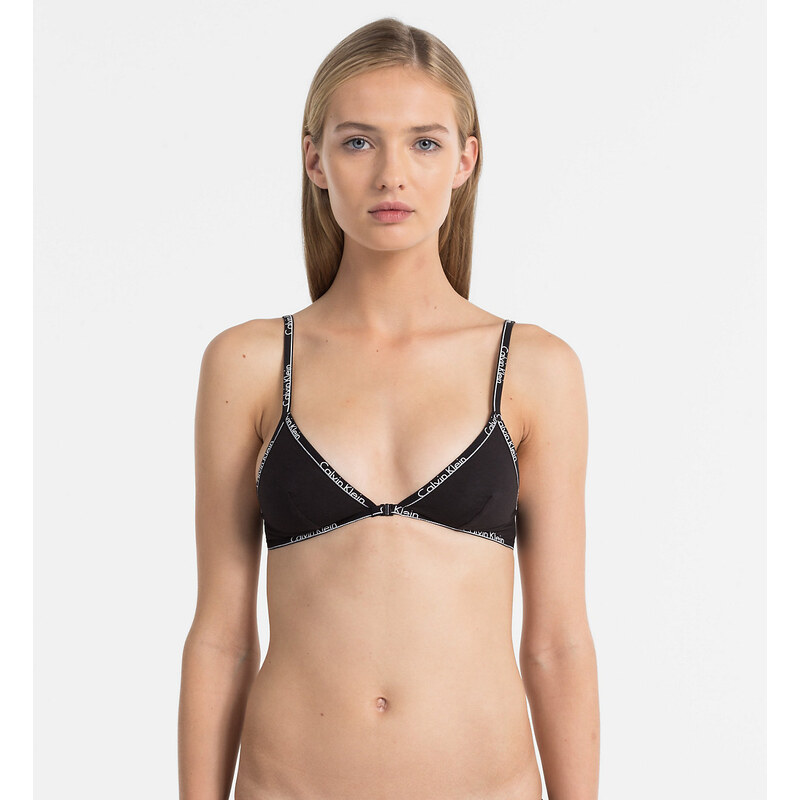 Podprsenka bez kostice QF1752E-001 čierna - Calvin Klein 51499444