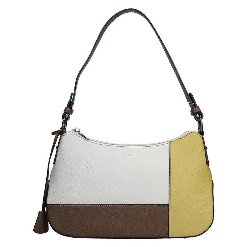 Dámska kabelka Hexagona505236 - bielo-žltá 48228179