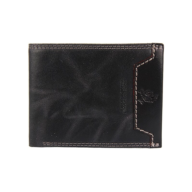 Pánska kožená peňaženka Harvey Miller Bill - čierna 48228208