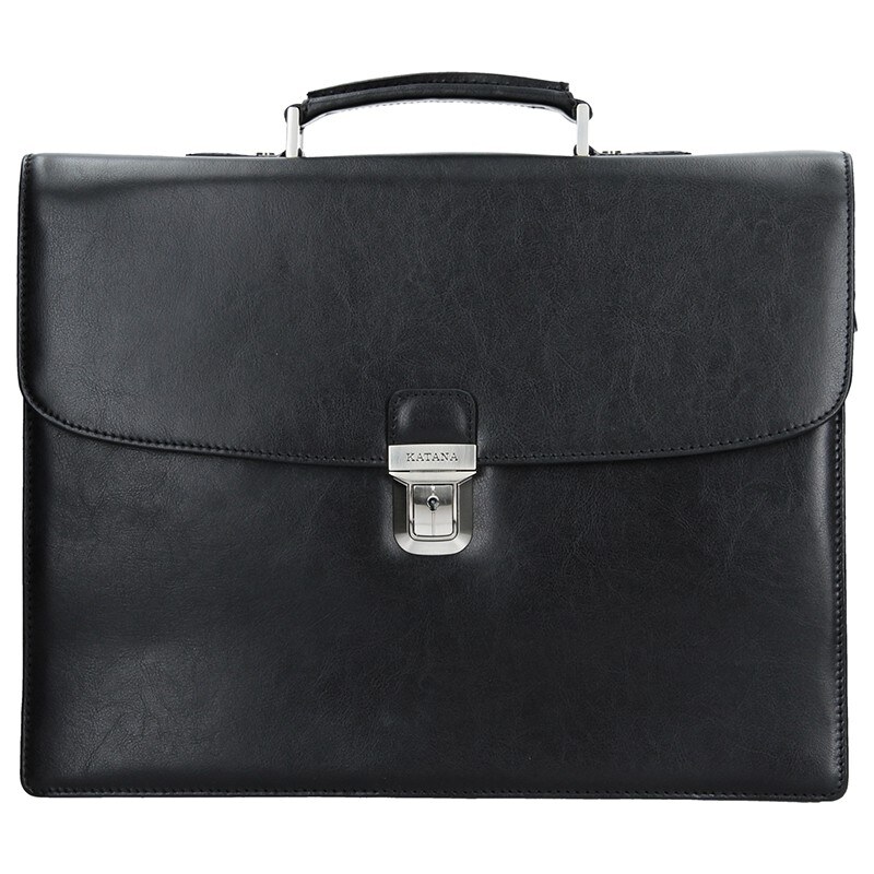 Pánska kožená aktovka Katana Marcus - čierna 64567097