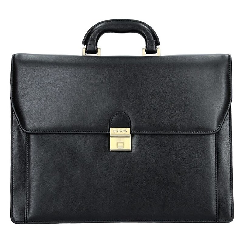 Pánska kožená aktovka Katana Ceasar - čierna 11531953