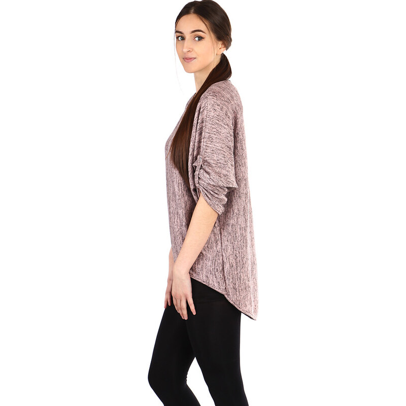 Glara Voľné dámske tričko s tielkom 2v1 36988030