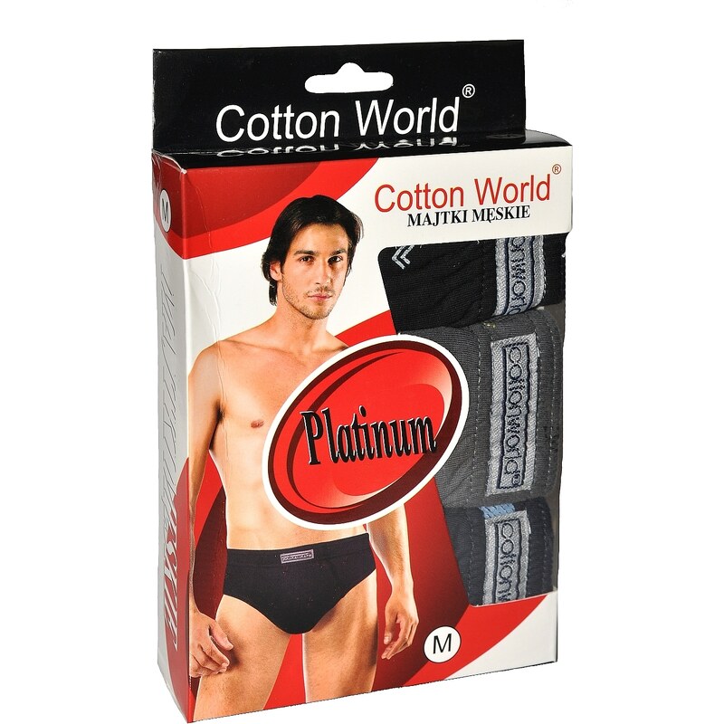 Pánske slipy Cotton World A3 M-3XL 61694634