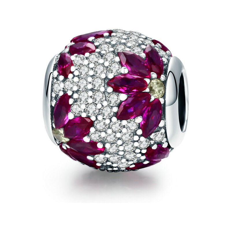 Emporial strieborný prívesok Nádherná Fialka 24464450