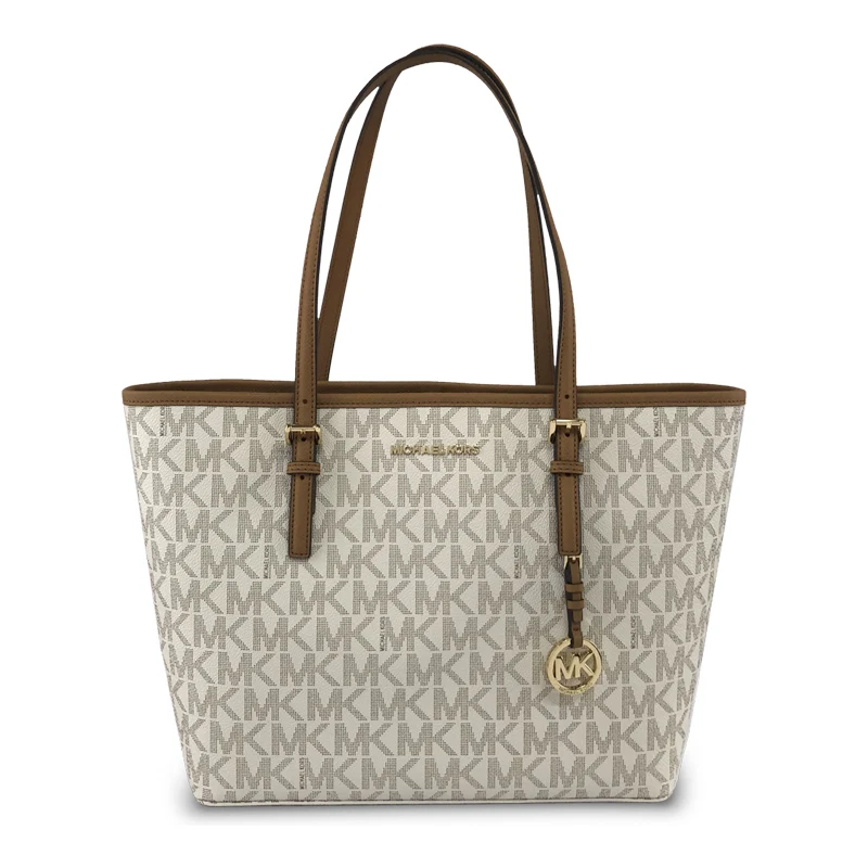 Michael Kors Kabelka Jet set travel vanilla monogram