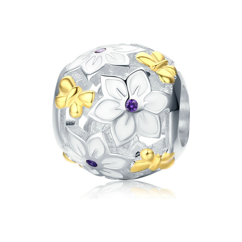 Emporial strieborný prívesok Lúka kvetov 24464441