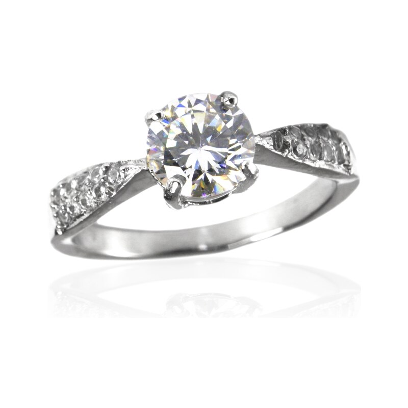 BEMI Design Dámsky prsteň s čírym zirkónom Brittany S18150 10399686