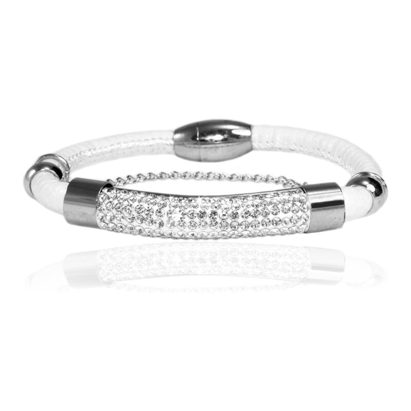 BEMI Design Náramok so zirkónmi a retiazkou S5120 10399674