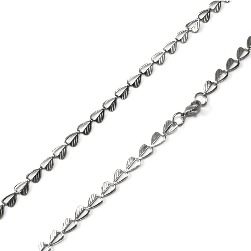 Retiazka srdce 50cm z chirurgickej ocele S859040 13006043