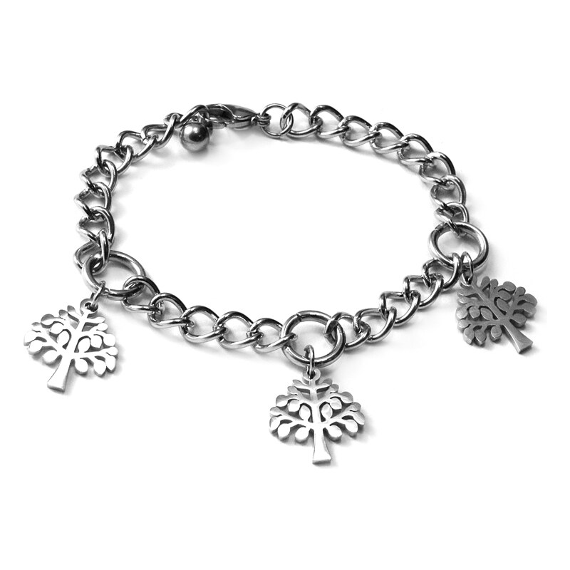BEMI Design Dámsky náramok strom života z chirurgickej ocele S239080 10399883