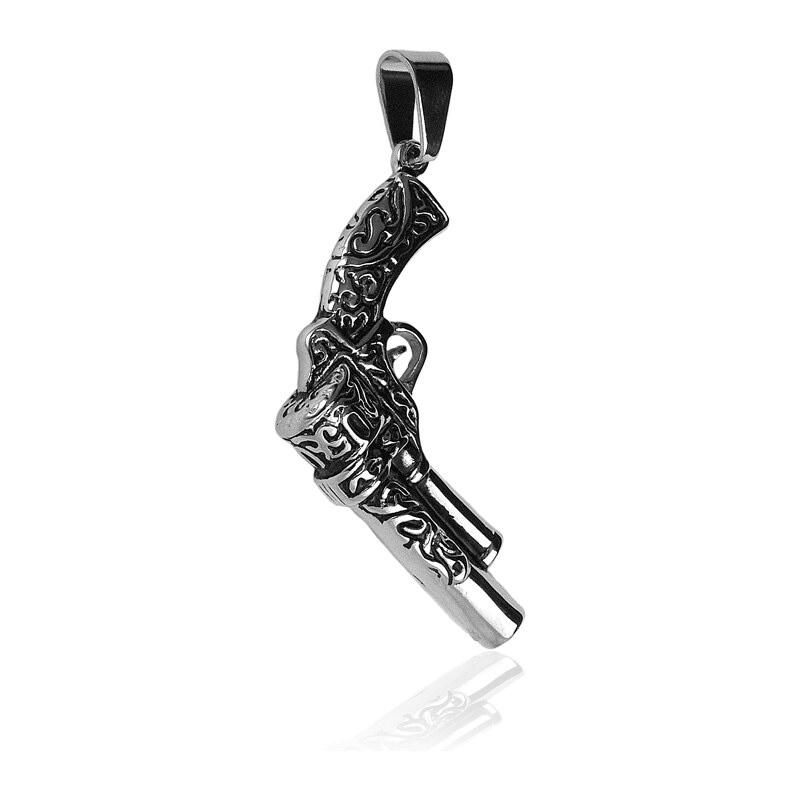 BEMI Design Prívesok pištole z chirurgickej ocele S251080 10399895