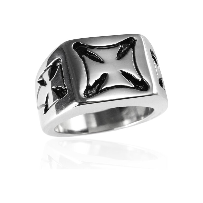 BEMI Design Pánsky prsteň keltský kríž z chirurgickej ocele S295090