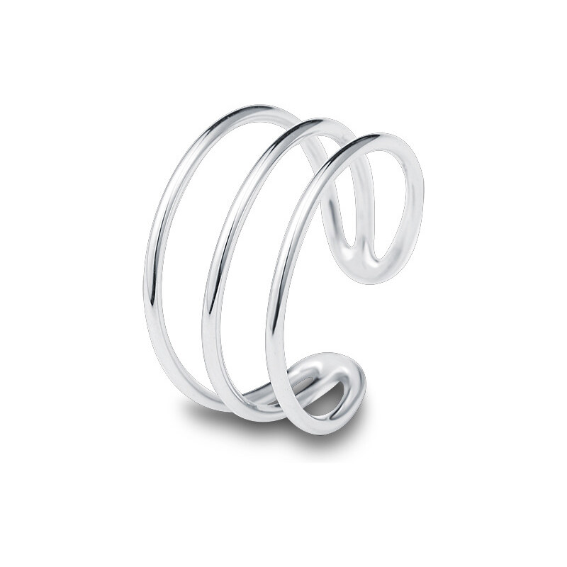 Emporial strieborný prsteň Strieborné pásky 28843016