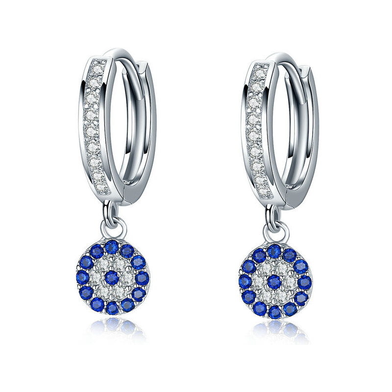 Emporial strieborné náušnice Symbol ochrany SCE058 28242360