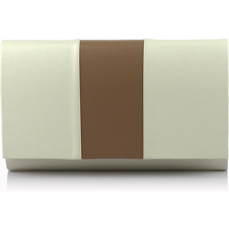 Sendi DESIGN Elegantna dámska listova kabelka Marie - béžová 48228104