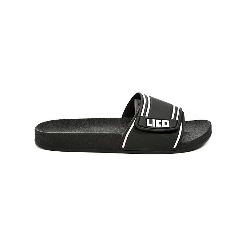 Lico 430010 černé pánské plážovky se suchým zipem
