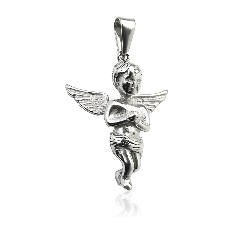 BEMI Design Prívesok anjelik z chirurgickej ocele S327040 10399969