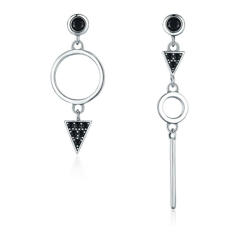 Emporial strieborné náušnice Asymetrické VSE121 28016038