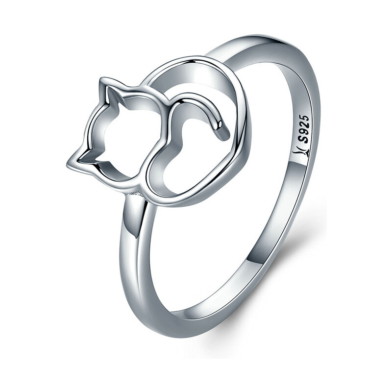 Emporial strieborný prsteň Krásna mačka 28839759