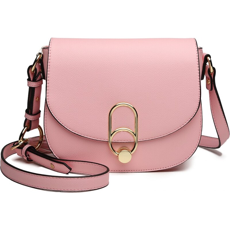 Konofactory Ružová zdobená crossbody kabelka „Roxette“ 60464711
