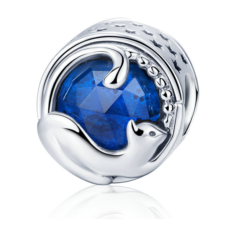 Emporial strieborný prívesok Hravá mačka 58183298