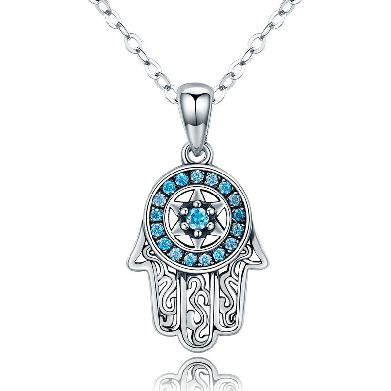 Emporial Royal Fashion náhrdelník Hamsa Symbol ochrany 45114676