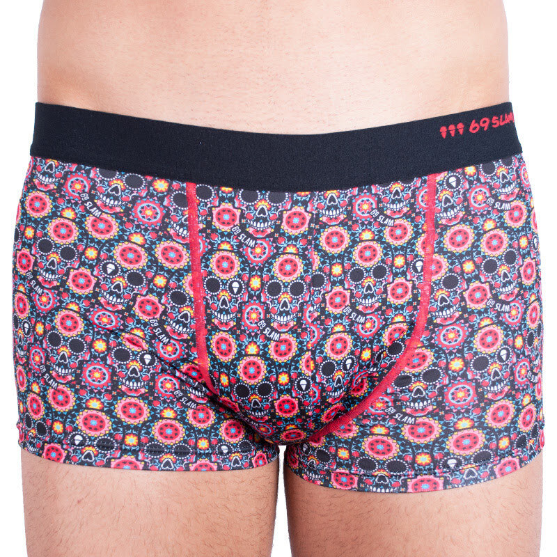 Pánske boxerky 69SLAM hip flower skull 34409614